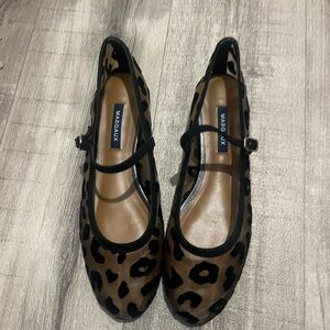Margaux Animal Print Mary Jane Flats
